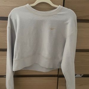 White Nike sweatshirt